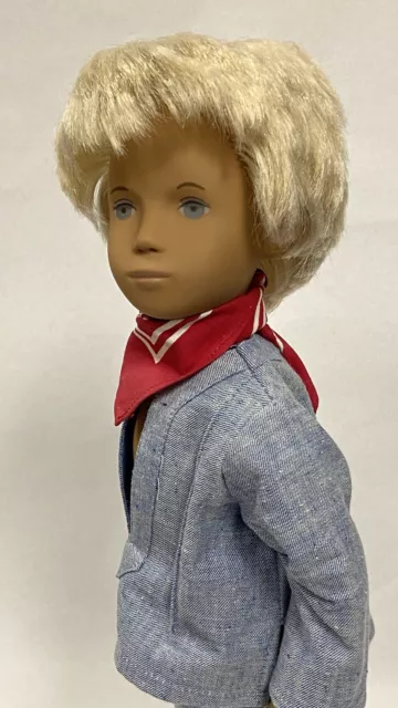 Vintage 1975-1980 Sasha GREGOR FAIR 16" Serie DOLL #302 Blonde/Denim TRENDON_NM