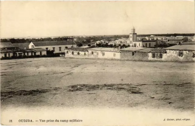 CPA AK Geiser 31 Oudjda View taken from military camp ALGERIA (755729)