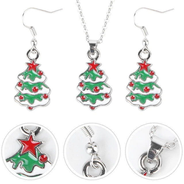 Orecchini Natale collana accessori regalo regali di Natale