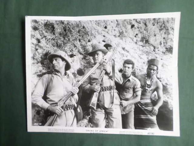 Frankie Avalon - Drums Of Africa Publicity Photograph  8X10