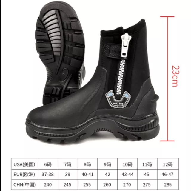 PREMIUM MENS WOMENS 5mm neoprene dive shoes /boots for snorkeling ...