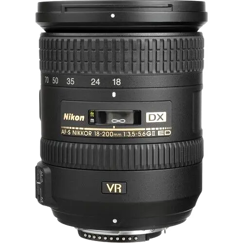 (Open Box) Nikon AF-S DX NIKKOR 18-200mm f/3.5-5.6G ED VR II Zoom Lens