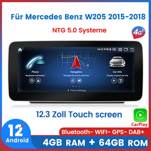 10,25'' 4G LTE Android 13 Autoradio GPS Navi für MERCEDES A-Klasse W176 NTG  5.0