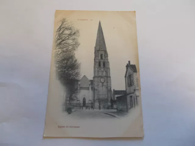 89 Auxerre  Yonne  L Eglise Saint Germain Animees  Cpa Precurseur