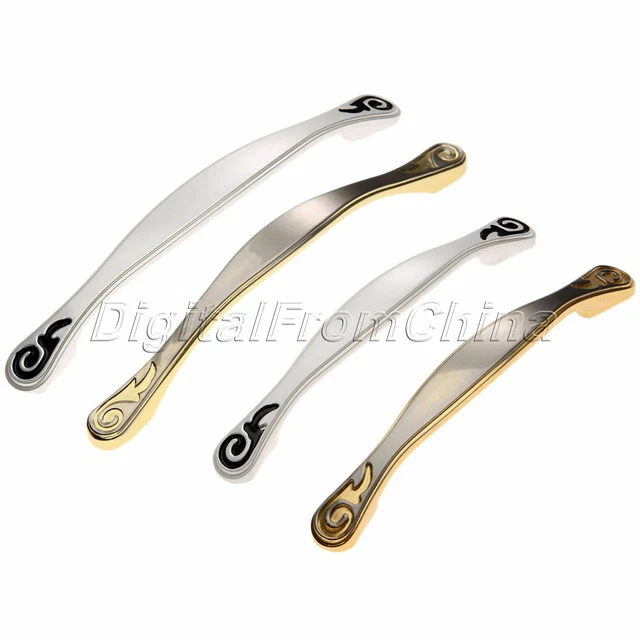 Modern Door Pull Handle Cabinet Drawer Closet Cupboard Furniture Dresser Knobs