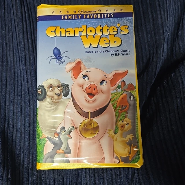CHARLOTTES WEB VINTAGE VHS 1973 EB White Retro Classic Kids Movie Pop ...