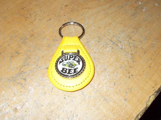 2007 2008 2009 2010 2011 2012 2013 Dodge Charger Super Bee Keychain Yellow