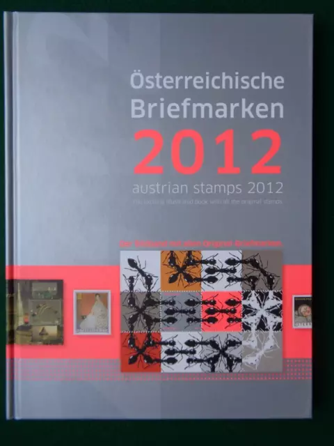 Österreich Austria Jahrbuch 2012 reich illustriert mit allen Ausgaben postfrisch