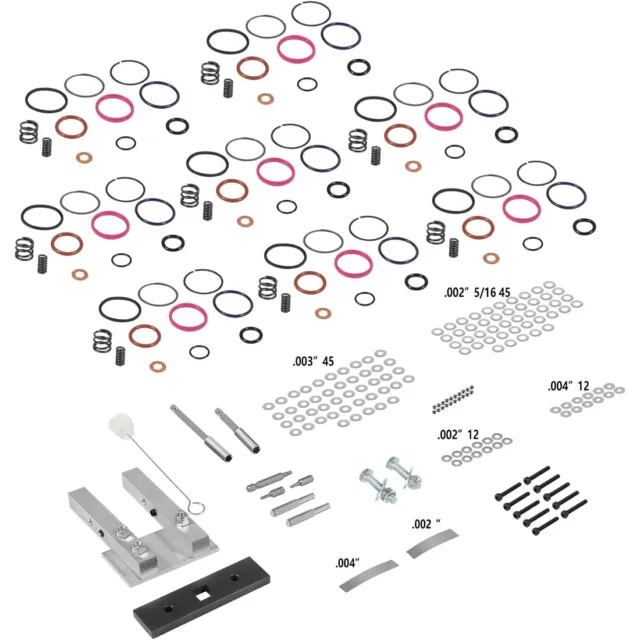 For Ford 7.3L Powerstroke Injector Deluxe Rebuild Kit w/Vice Clamp Tools Springs