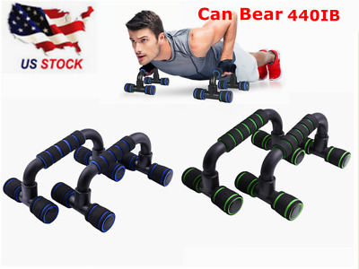 Push Up Bars Press 2 Pcs Stands Pair Pull Bars Handles Pushup Exercise Home Gym