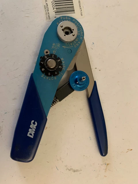 DMC Daniels AFM8 M22520/2-01 Aviation Crimp Tool Crimper With K3 Positioner