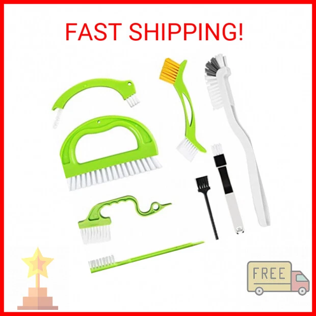 8 Pack Grout Cleaner Brush, Hand-held Groove Gap Cleaning Tools Tile Joint Scrub