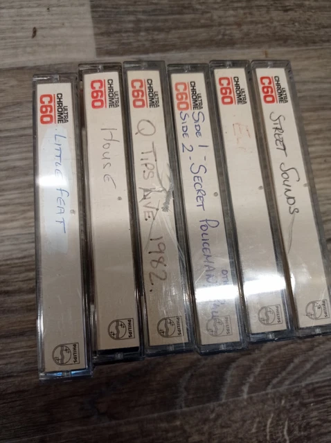 8 Cassettes audio/Tapes/Philips C-60 Ferro Low Noise/Hifi
