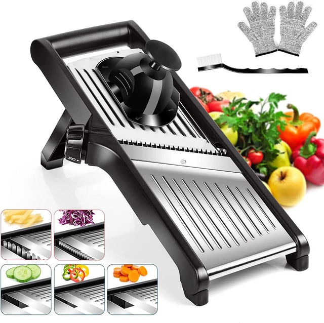 PROFESSIONAL MANDOLIN SLICER Vegetable Cutter Food Fruit Chopper Gretar