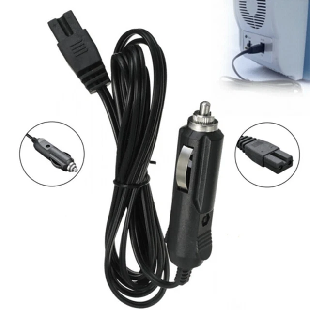 DC-12V Lead Cable Plug Wire 2Pin Charger , For Car Cooler Cool Box Mini Fridge