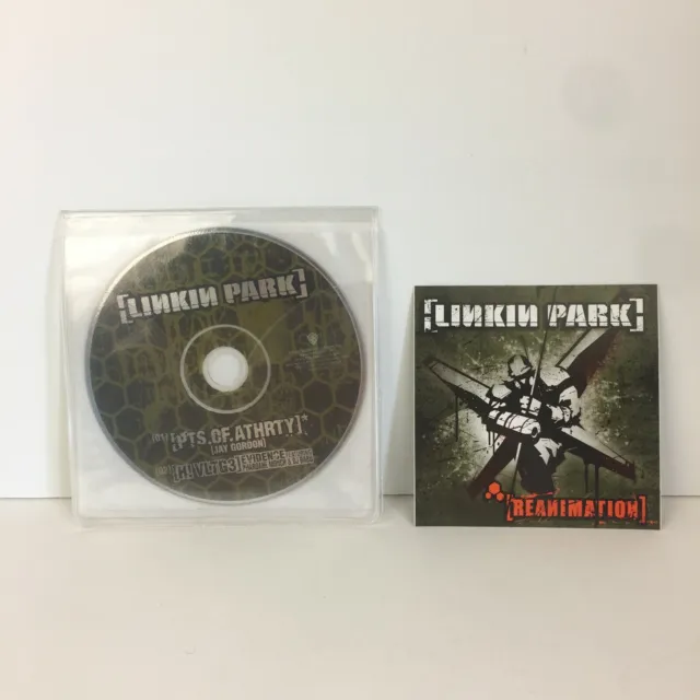 Linkin Park Rare Reanimation Pts of Athrty H! Vltg3 USA Promo CD w Sticker 2002