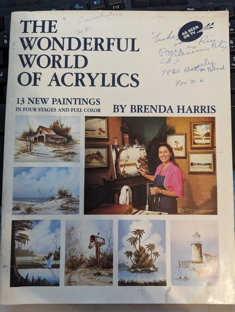 Maravilloso Mundo De Acrílicos De Brenda Harris 1986 Serie De Televisión 13 Paso A Paso