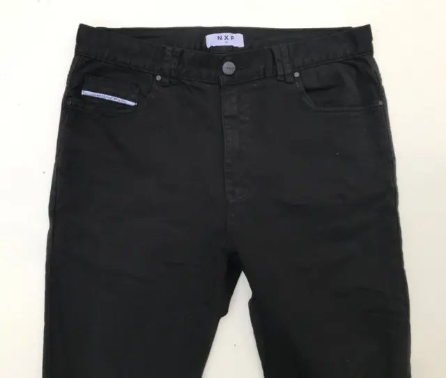 .NXP NENA & PAESADENA 'FLYNN' Black Destroy Jeans Size W34