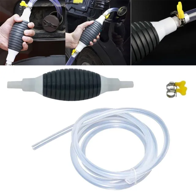 ESSENCE TUYAU PVC Pompe Réservoir Baril Carburant Sécurité Auto-Amorçante  Siphon EUR 17,35 - PicClick FR