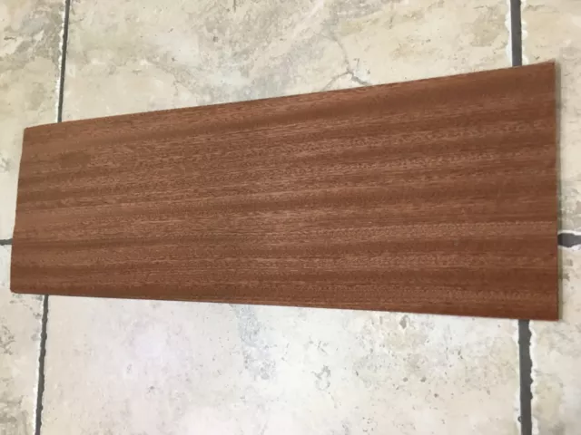 Sapele Ribbon Raw Wood Veneer Sheets 7 x 20.75 inches 1/42nd Lot 79