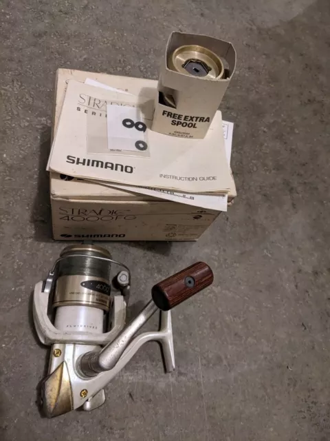 SHIMANO STRADIC 4000FG w new Spool, Box, Papers/Manual, Spacers Fishing  Reel $92.97 - PicClick