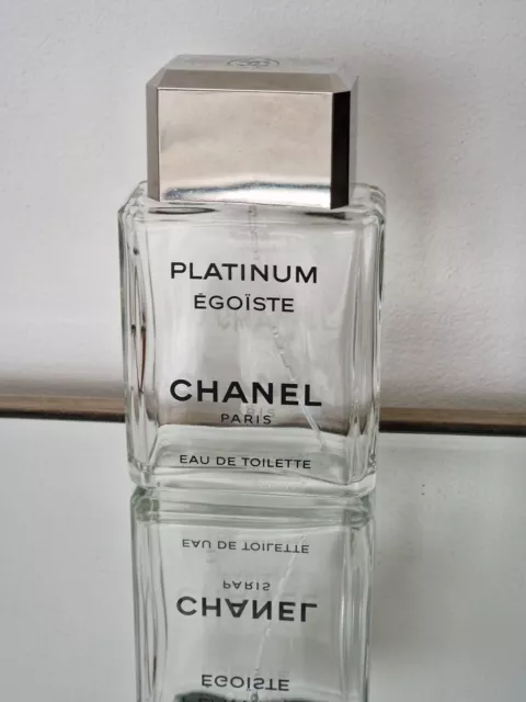 *VINTAGE * CHANEL PLATINUM EGOISTE POUR HOMME 80 ml left EDT Spray men  perfume