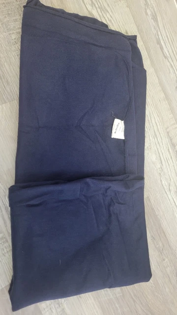 Delta Airlines Throw Blanket blue soft 48 x 60 Delta Airlines Throw Blanket blue soft 48 x 60