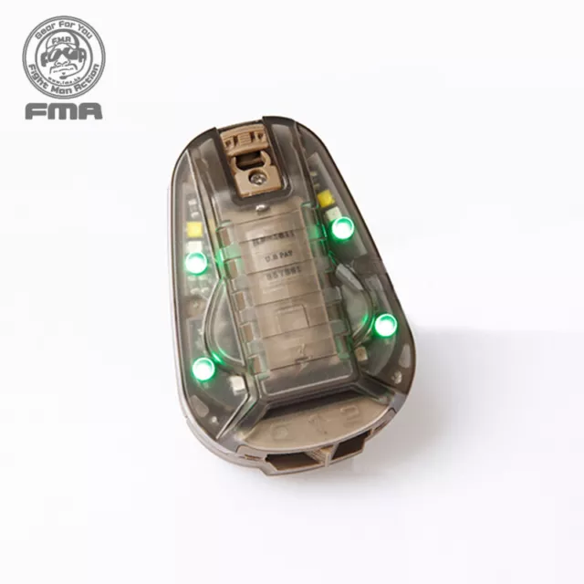 FMA HEL GEN3 grünes Licht taktisches Überleben Leben Sicherheit Blitzlicht LED