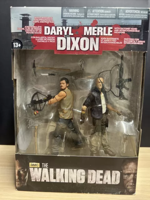 The Walking Dead McFarlane Toys Modellino Serie 4 - Daryl & Merle Dixon