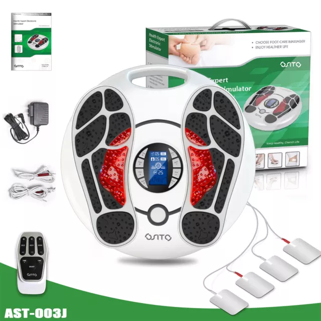 EMS Foot Massager Circulation Stimulator Pain Relief Machine for Neuropathy Feet