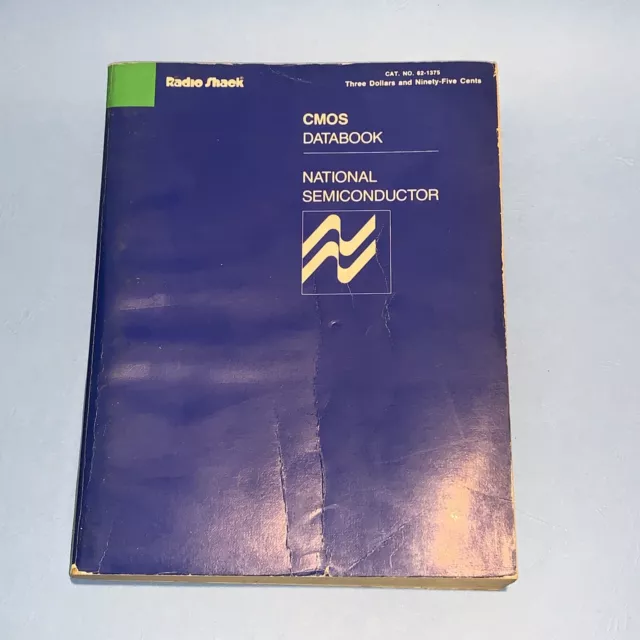 VINTAGE CMOS DATABOOK National semiconductor IC  Reference Guide RETRO COMPUTE