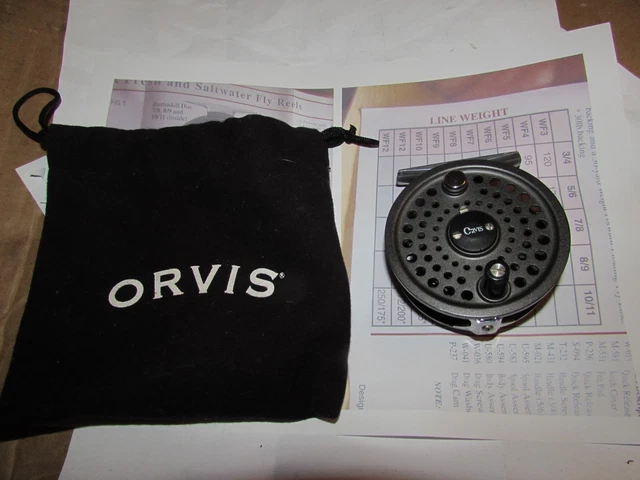 battenkill disc drag fly reel Orvis Combo Line & Backing and new Orvis 1988 Battenkill fly fishing