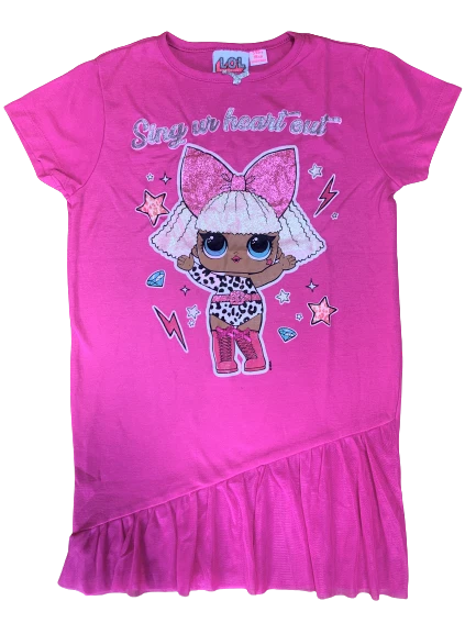 Girls L.O.L. LOL Surprise Dolls Nightdress Nightie Pyjamas Nighty Age 7-10 Years