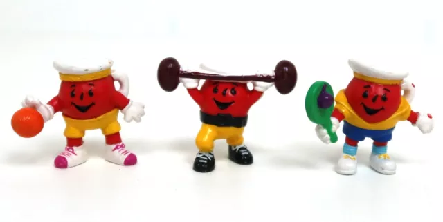 Vintage Kool-Aid Man Figures Promo Kraft General Foods Basketball Tennis Weights