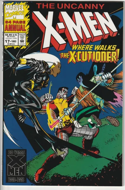 Marvel 1993 UNCANNY X-MEN ANNUAL #17 NM Comics 1st SHARD & X-CUTIONER XSE Bishop