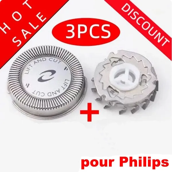 Tête Lame Rasoir Compatibles Philips SH30/ 50/ 52, série 1000, 2000, 3000, 5000