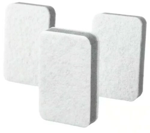 Nuevo IKEA SVAMPIG Esponja Gris Blanco Suave Plato Lateral Paño Lado Grueso Paquete de 3