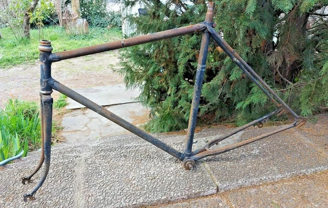 Cadre Vélo Course Ancien Coucou - Acier 54cm - Années 1950/60 - Rouge