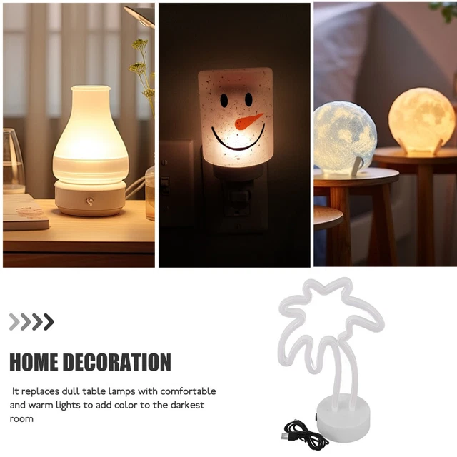 NEON PALM TREE Novelty Lights Safe Night Mysterious Lighting Atmosphere