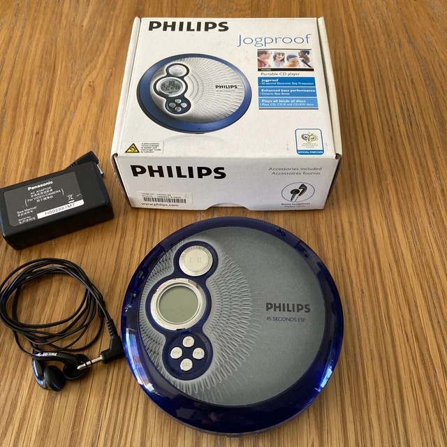 PHILIPS JOGPROOF AX2402 Portable CD Player Walkman Discman Fully