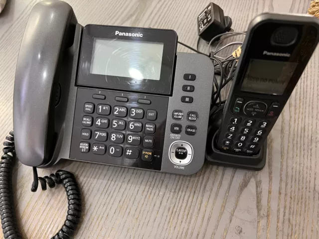 Panasonic KX-TGF320E Corded & Cordless Phone Combo Home Office Answer Machine
