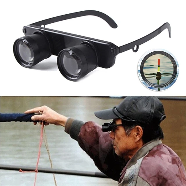 Vetro di ingrandimento telescopico sporgente regolabile per pesca e ausili visiv
