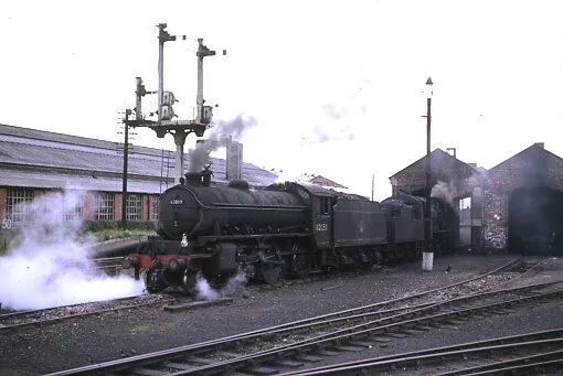 Original colour slide of 62059 ER K1 class steam loco