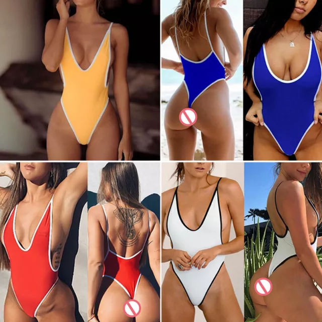 Maillot De Bain Une Pièce Sexy Pour Femme String Maillot De Bain Monokini 《