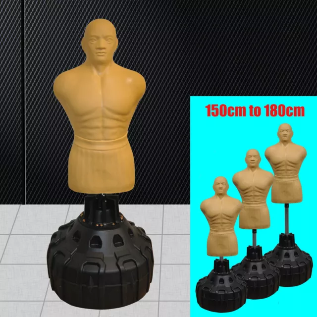 Silicone Skin Free Standing Human BOB Boxing Punching Dummy Bag - Skin Color