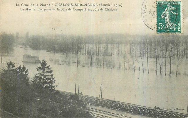 CHALONS SUR MARNE .view of the compertrix coast 62856