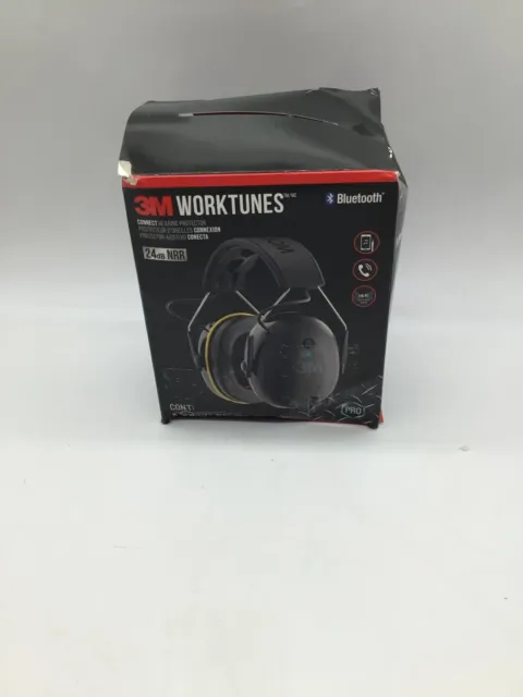 3M WorkTunes Connect Hearing Protection Headphones Noise CANCELLATION Bluetooth