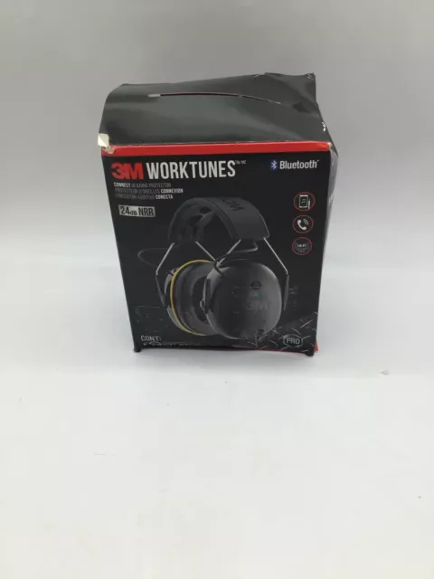 3M WorkTunes Connect Hearing Protection Headphones Noise CANCELLATION Bluetooth