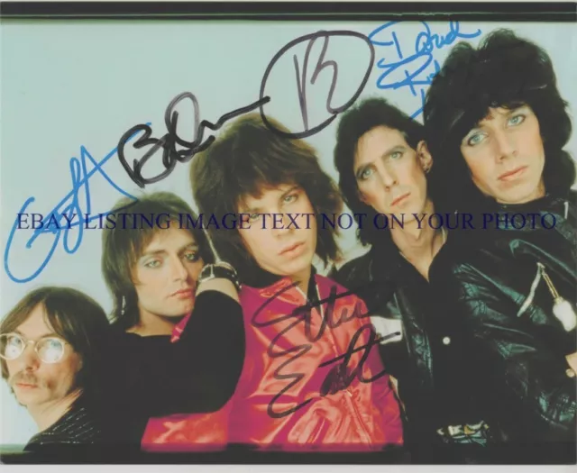 THE CARS GROUP BAND SIGNED AUTOGRAPH 8x10 RPT PHOTO  LET THE GOOD TIMES ROLL
