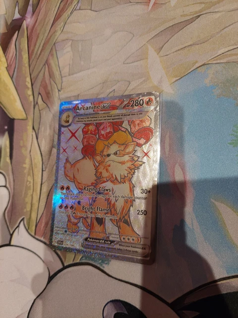 Arcanine EX 224/198 Full art Secret Rare Pokemon Card Scarlet and Violet NM/MINT